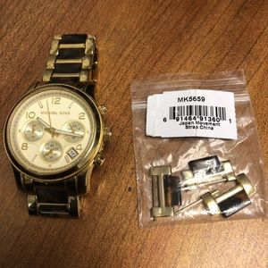 Michael Kors Parker Chronograph Gold and Turtoise